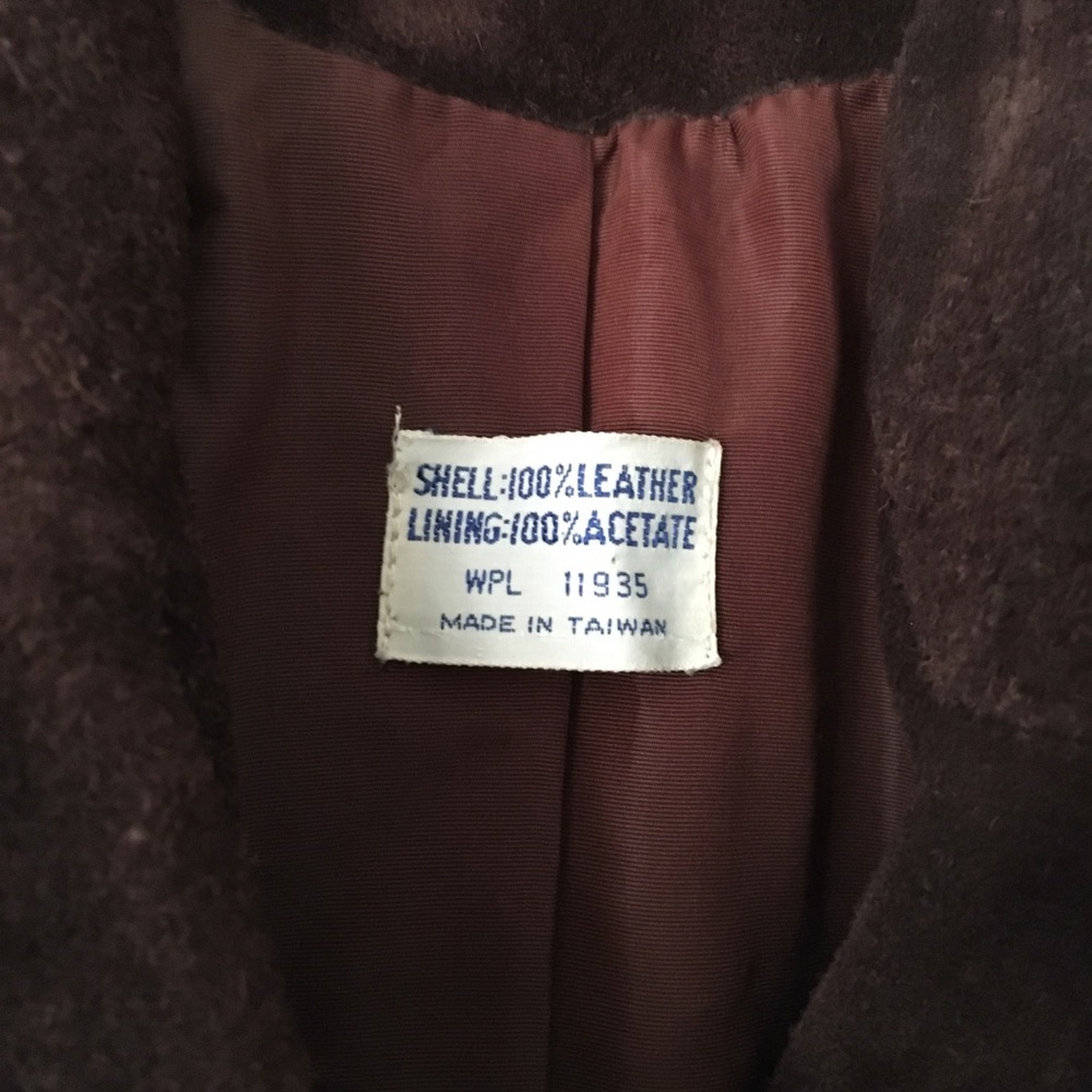 Perfect Vintage Leather Jacket - Warm Winter Coat - Picture 4 of 16